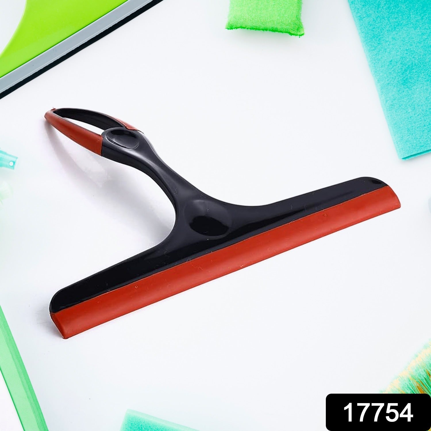 17754 Plastic Kitchen Wiper | Ideal for Kitchen Platform, Windows, Glass, & Car Windshield | Silicone Head | Multicolor | Pack of 1 pc 17754 Plastic Kitchen Wiper | Ideal for Kitchen Platform, Windows, Glass, & Car Windshield | Silicone Head | Multicolor | Pack of 1 pc